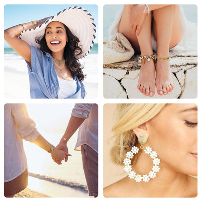 14400pcs 72 Colors 3mm Glass Seed Beads for Bracelet Making Kit, Waist Beads Kit Small Beads for Jewelry Making with Letter Beads for Crafts Gifts