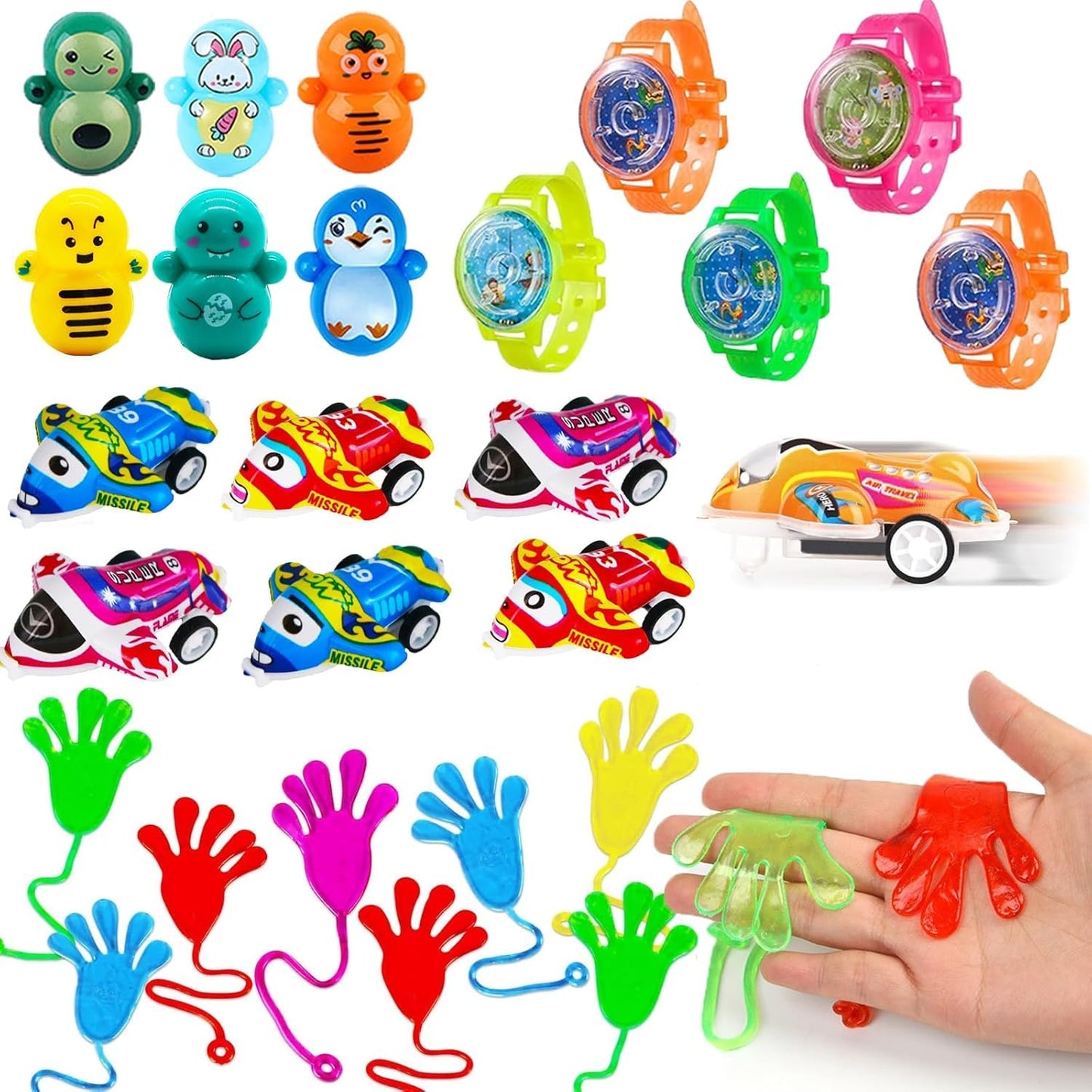 118 Pack Party Favor for Kids 4-8-12, Treasure Box Toys, School Classroom Prizes, Pinata Stuffers Goodie Bag Fillers, Treasure Chest Carnival Prizes