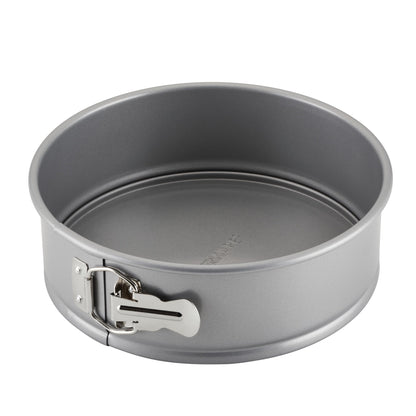 Bakeware Springform Baking Pan, Round Nonstick Cheesecake Pan - 9 Inch, Gray