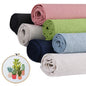 7 Pcs/Set Linen Needlework Fabric Solid Colour Cloth Garments Crafts Accessories Square Embroidery Cloth (50 * 50CM)