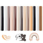 Skin Tone HTV Vinyl Heat Transfer Vinyl Bundle-13 Pack Brown HTV Sheets 10 Assorted Colors Iron on Vinyl with Teflon Sheet