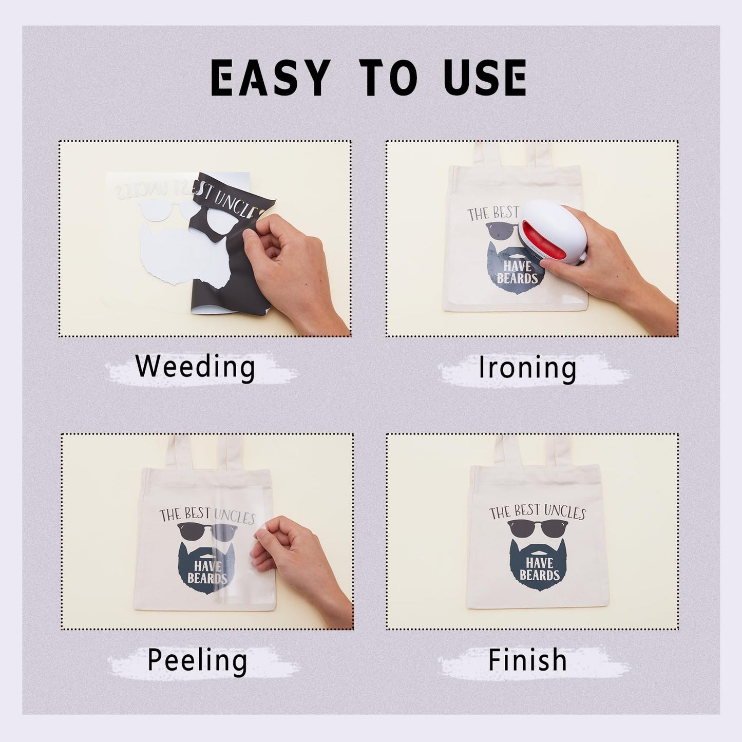 Black HTV Heat Transfer Vinyl - 18 Sheets 12" x 10" Dark Color Heat Transfer Vinyl for T-Shirts Navy Blue HTV Iron on Vinyl for T-Shirts Compatible with Cricut/Silhouette Cameo