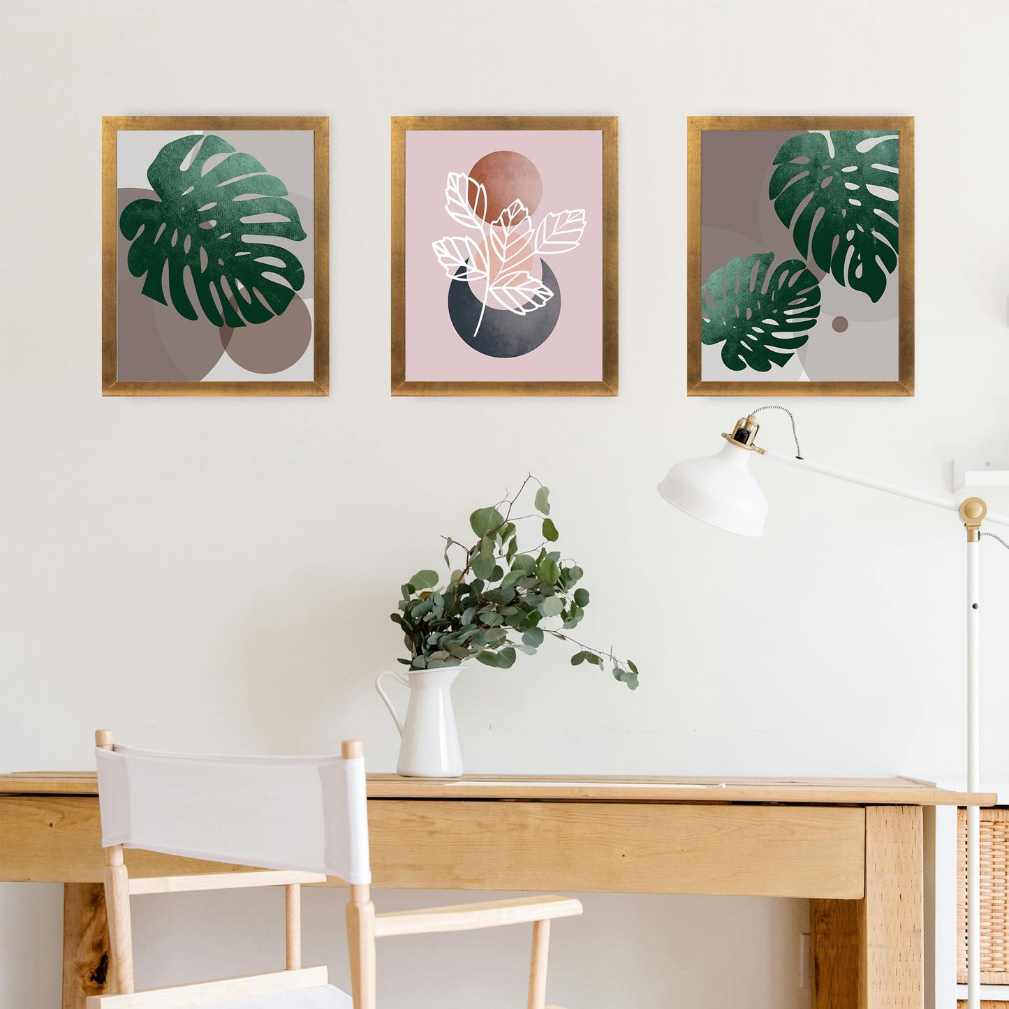 Gold 8x10 Picture Frame set of 4, Display 8x10 without Mat Wall Gallery Photo Frames