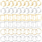 Earrings Beading Hoop for Jewelry Making,   Earrings Findings Hoops Earring Charms Open Bezel Pendant Frame for DIY Craft,Earring Necklace,Crafts Supplies (60 pcs (Round/Square/Hexagon))