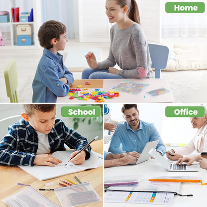 25pcs Mesh Zipper Pouch for Organization and Storage,Clear PVC Travel Organizer Bags,Toy Storage Bags,Multipurpose Storage Bags Suitable for Travel,School and Home