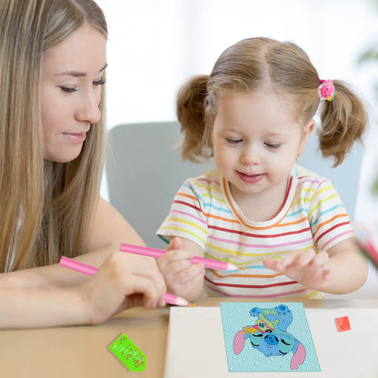 Diamond Art Kits for Kids - 4 Pack Diamond Art Painting Kits for Kid - Arts and Crafts for Kids Ages 8-12 - 5D Diamond Art Paint by Number Dots - GEM Art for 5 6 7 9 10 Year Old Girls Boys Gifts