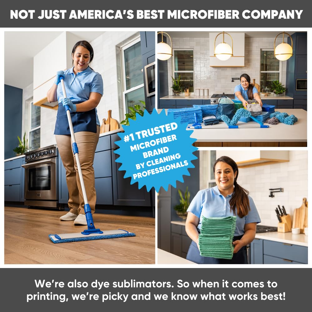 Sublimation Blanks | Premium Kitchen Towels | Waffle Weave Tea Towels | Polyester for Sublimation (16x24 Inches, Pack of 6)