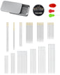 70 PCS Hand Sewing Needles Set, Quilting & Embroidery Needles with Large Eye & Threaders, 12 Sizes Stainless Steel