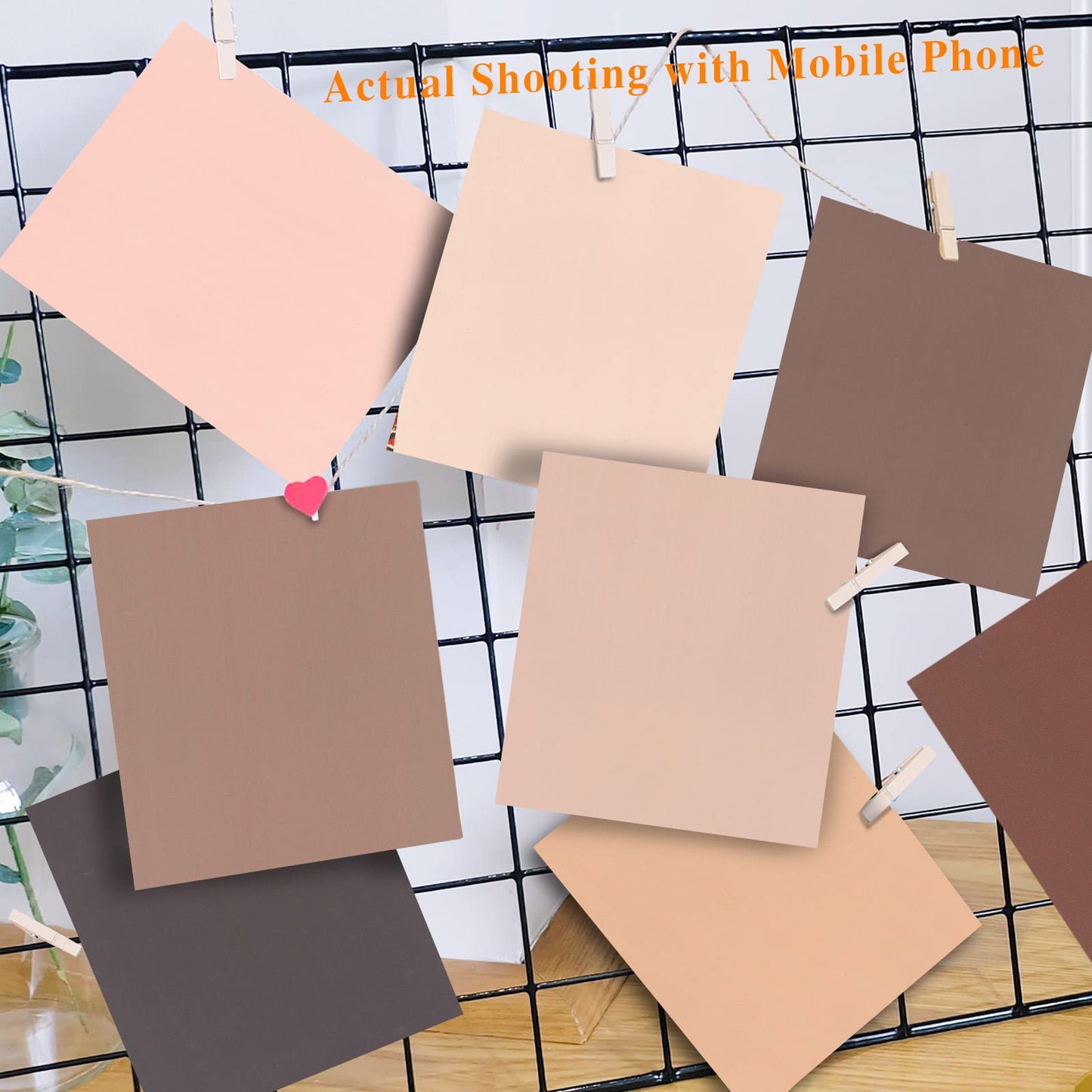 Skin Tone Heat Transfer Vinyl - 10 Sheets Bundle 10x12 Inch Cream Barely Beige Iron on Vinyl Brown Tan HTV Vinyl Craft Cutter DIY T-Shirts Clothing Bags for Cricut Silhouette Cameo