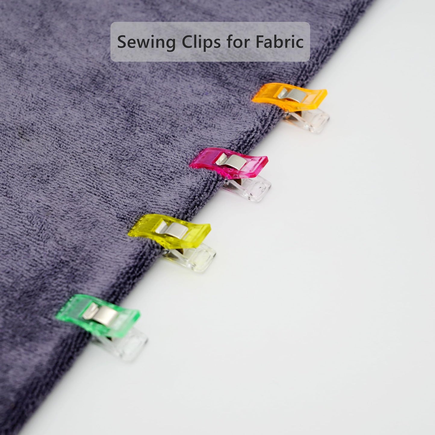 Sewing Clips for Fabric and Quilting,WENICE 40pcs Embroidery Clips of Sewing Products for Sewing Supplies and Accessories