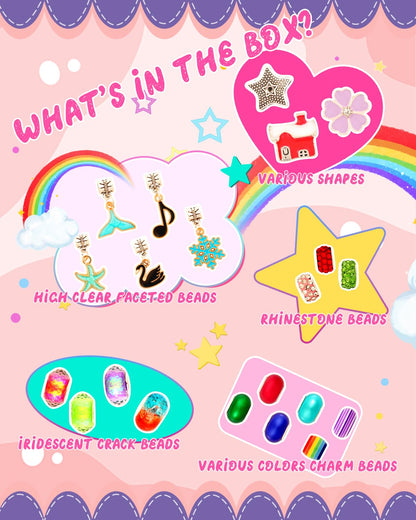 Charm Bracelet Making Kit, Jewelry Making Kit Trendy Stuff for Kids Ages 6-12, Unicorn Toy Cute Stuff for Teen Girls Gifts Birthday Gift, Crafts for Girls 6 7 8 9 10 11 12 Year Old