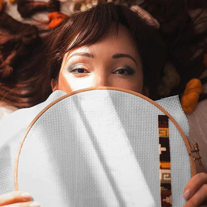 6PCS Aida Cloth 14 Count 3 Pieces Black Cross Stitch Fabric and 3 Pieces White Cross Stitch Fabric Cotton Embroidery Cloth for Needlework 14 Count for Craft Embroidery