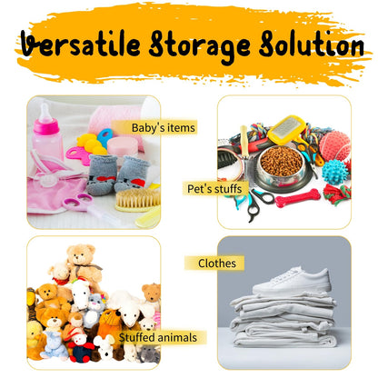 Soft Corner Shelf | Safe Hanging Organizer | Child-Friendly Wall Mount Storage | for Sundries, Toys, Stuffed Animals, Diapers | for Pantry Closet Bedroom Nursery Organization 1-Pack