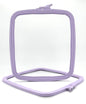 Lila Plastic Square Embroidery Hoop, Cross Stitch Hoops, Punch Needle Hoop No:4 Large