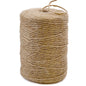 Natural Jute Twine 600 Feet Long Twine String for Crafts Gift Wrapping Packing Gardening Crochet Knitting Macrame Decor (Brown 2mm * 600feet)