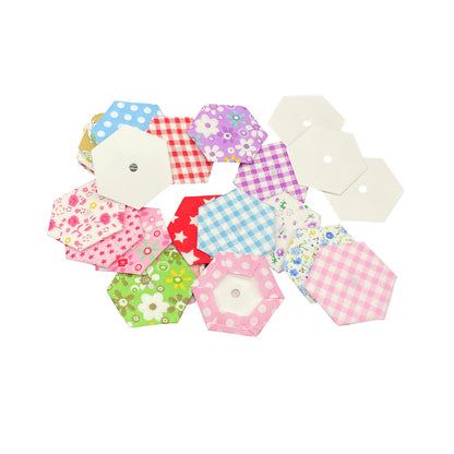 400pcs 1 Inch Paper Piecing for Quilting DIY Patchwork Sewing Crafts,Quilting Templates for Sewing Supplies Quilting Accessories Crafting Tools,Hexagon Paper Piecing Template