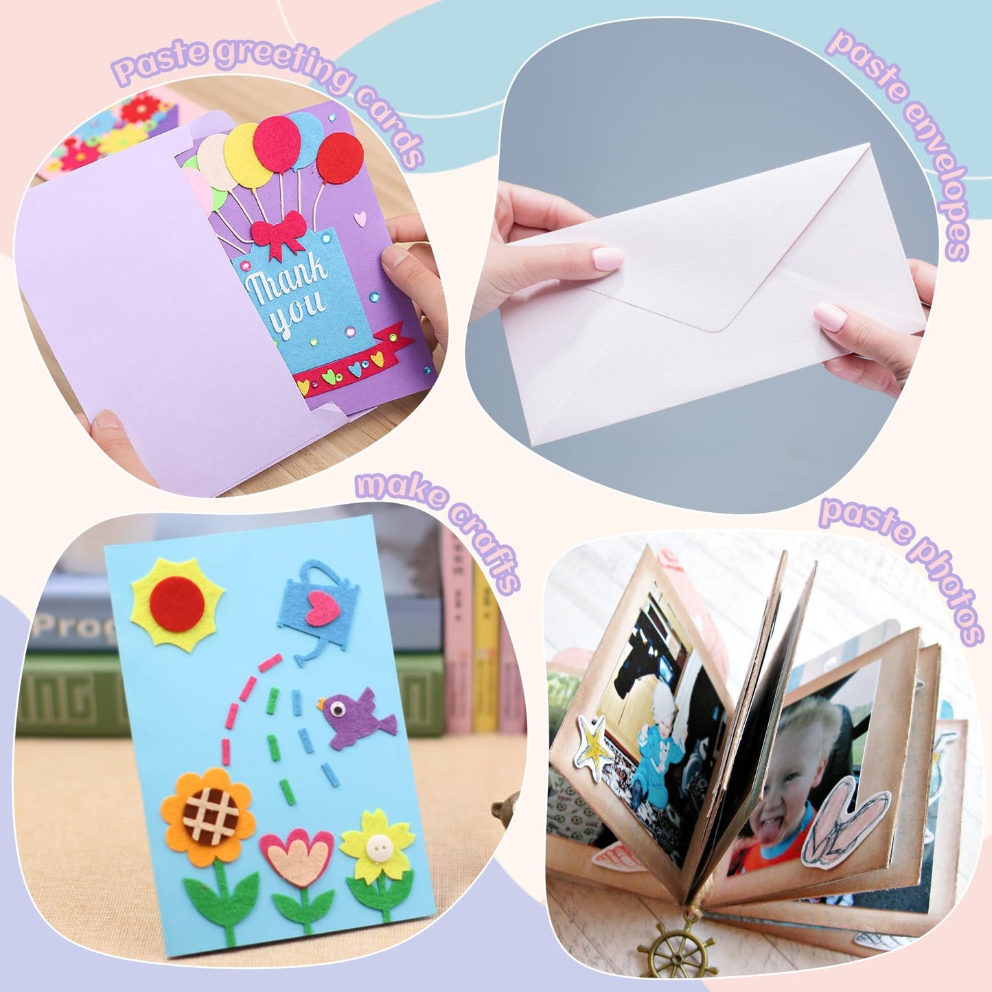 3000 Pieces Glue Points, Balloon Tape, Sticky Dots, Double Sided Glue Points, Balloon Sticky Dots for Craft, Wedding Decoration, Stick Photos