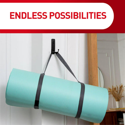 Medium Refill Adhesive Strips, Damage Free Hanging Wall Adhesive Strips for Medium Indoor Wall Hooks, No Tools Removable Adhesive Strips for Living Spaces, 36 White Command Strips