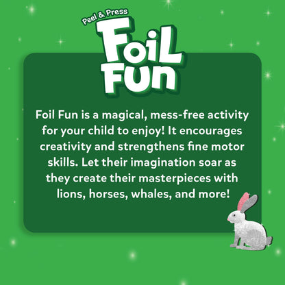 Art & Craft Activity - Foil Fun Animals, No Mess Art for Kids, Travel Toys, Craft Kits, DIY Creative Activity, Gifts for Boys & Girls Ages 4, 5, 6, 7, 8, 9