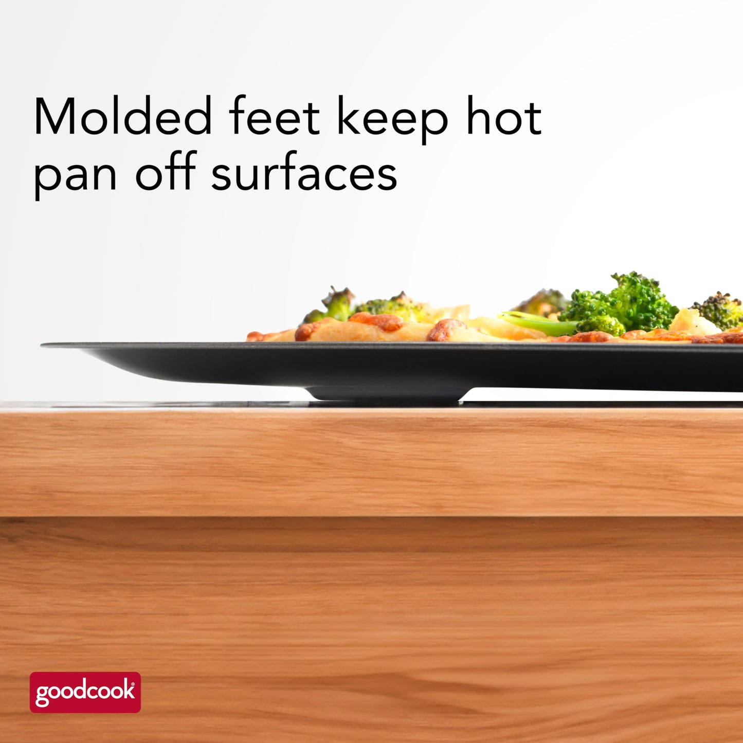 AirPerfect Nonstick 16” Pizza Pan – Pizza Tray for Oven, Perforated Round Pizza Pan, Carbon Steel Baking Pan, Homemade, Frozen & Leftover Slices
