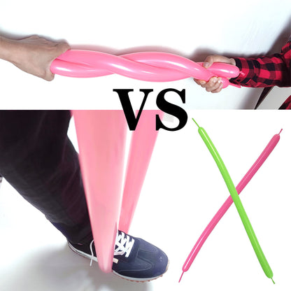 260 Balloons, Premium Long Latex Twisting Balloons for Birthday Wedding Festival Party Pastel Color Pack of 100