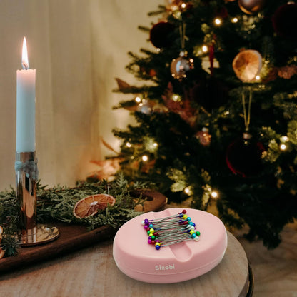 Magnetic Pin Holder, Magnetic Pin Cushions for Sewing, Sewing Supplies, Needle Magnetic Quilting Pins Holder Organizer, Bobby Pin Holder, Paper Clip Holder(Sewing pins not Included)