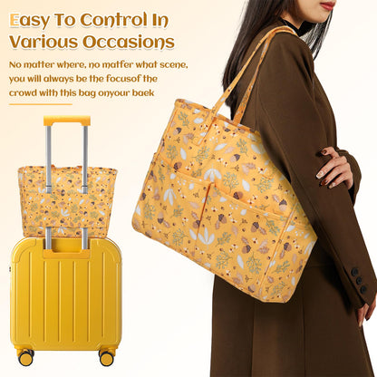 Crochet Tote Bag for DIY Lovers - Lightweight Yarn Storage & Travel Bag for Knitting, Crochet & Crafting Kits