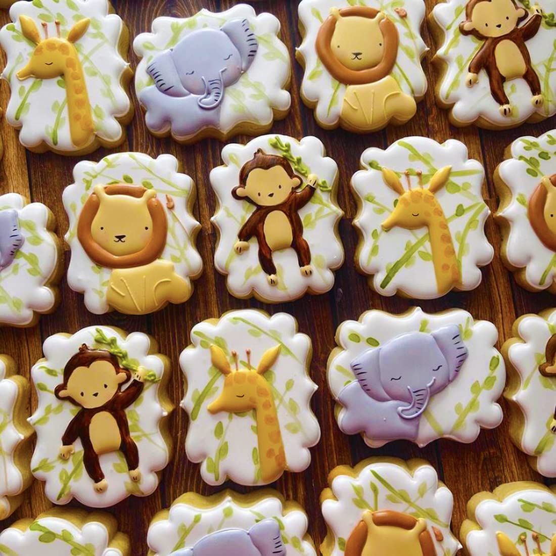 Frame Cookie Cutters 10pcs Stainless Steel Plaque Cookie Cutter Difference Shapes, DIY Fondant Cutters Tiles Metal Pancake Molds for Biscuit Wedding Baking Decorations Holiday Birthday Party