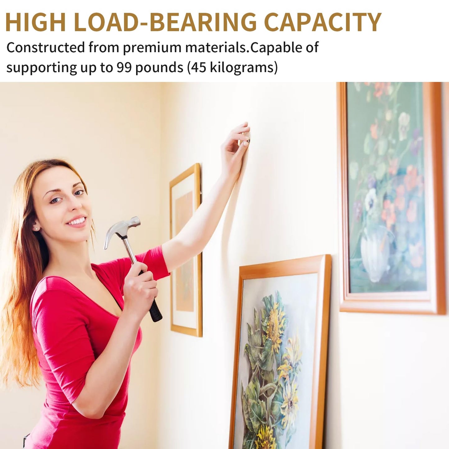 Picture Hanging Assortment Kit, 330PCS Picture Hanging Kit, Picture Hangers, Picture Hanging Hooks, with Sawtooth, Screw Eyes, D Rings, Nails, Screws, Steel Wire,10-100lb Frame Hanging Hardware