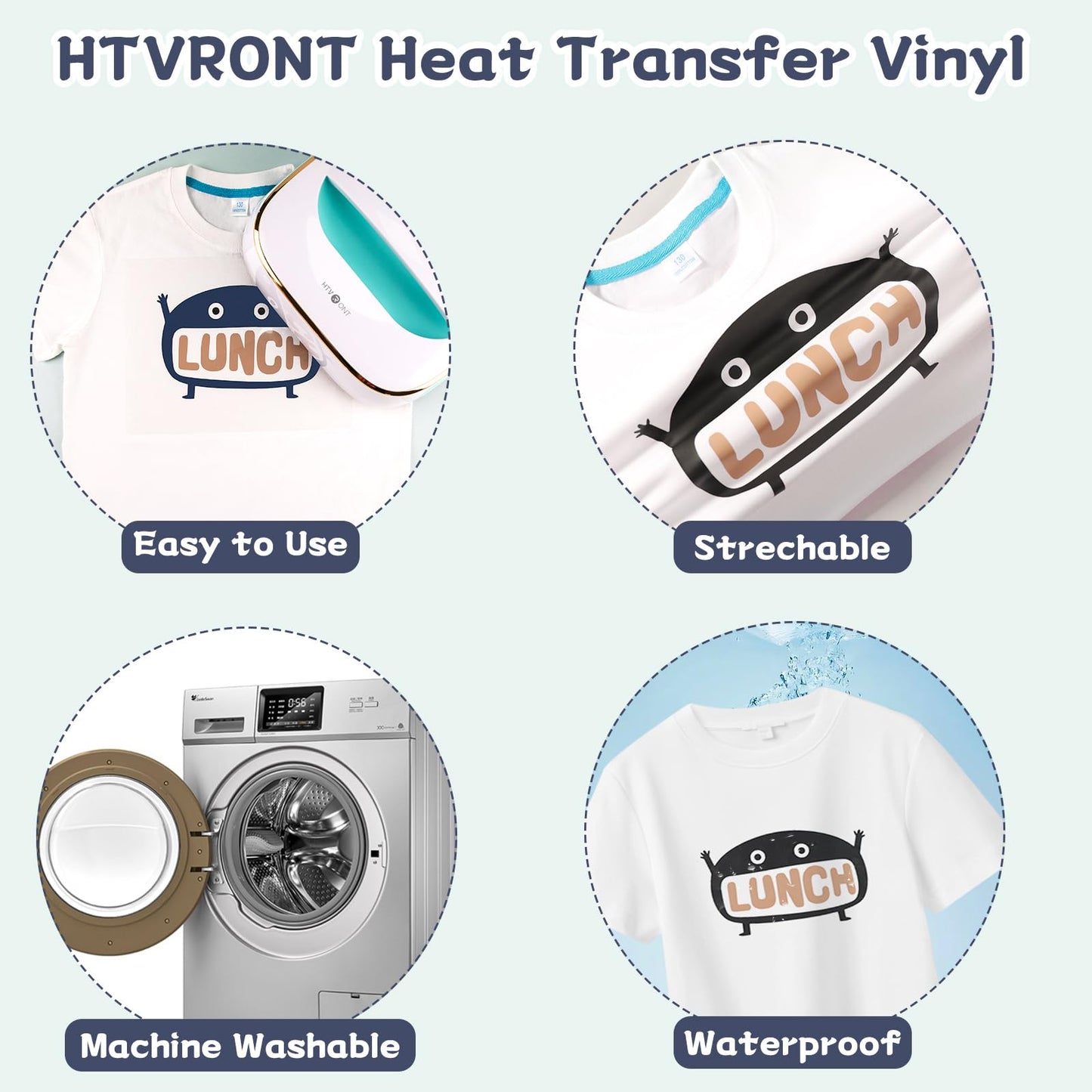 Skin Tone HTV Vinyl Heat Transfer Vinyl Bundle-13 Pack Brown HTV Sheets 10 Assorted Colors Iron on Vinyl with Teflon Sheet