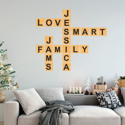 4'' Letter Stencils and Numbers Reusable Plastic, 36 Pc Alphabet Art Craft Stencils, Number Symbol Templates for Wood, Wall, Fabric, Rock, Chalkboard, Signage