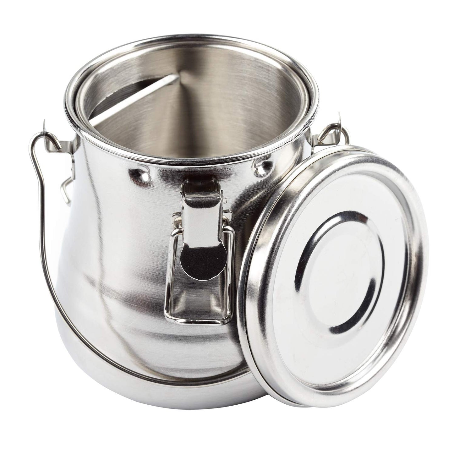 Paint Brush Washer, Portable Leak-Proof Brush Cleaner with Lid and Filter Screen, 4.7" tall x 4.4" dia.