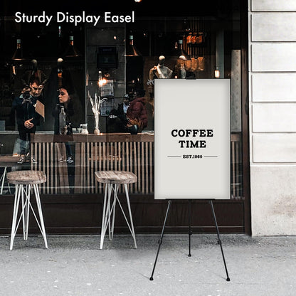 Easel for Painting, Double-Tier Easel Stand, Adjustable Height from 22-66 Inches, Tripod for Painting and Display with Carrying Bag, 66 Inches, Black