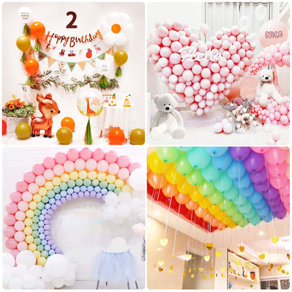 200 PCS Glue Points for Balloons, Removable Sticky Point Tape, Adhesive Double Sided Clear dots for Craft Decoration