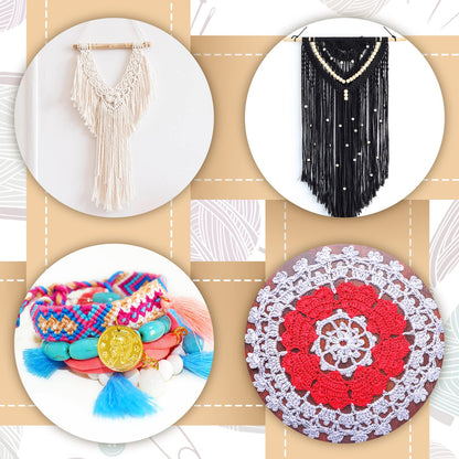 18 Pcs Beginners Wooden Loom Notched Weaving Loom Basket Weaving Tools for Kids Adult Art Craft Activity Jewelry Motor Skills Crochet Knitting Sewing Teaching Educational, 6 x 9 in