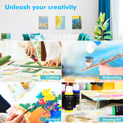 Canvas Boards, 8x10 inch Set of 10,Gesso Primed White Blank Canvases for Painting - 100% Cotton Art Supplies Canvas Panel for Acrylic Paint, Pouring, Oil Paint, Watercolor, Gouache