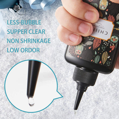 Clear Hard Type 200g Transparent UV Resin for DIY Resin Jewelry Making