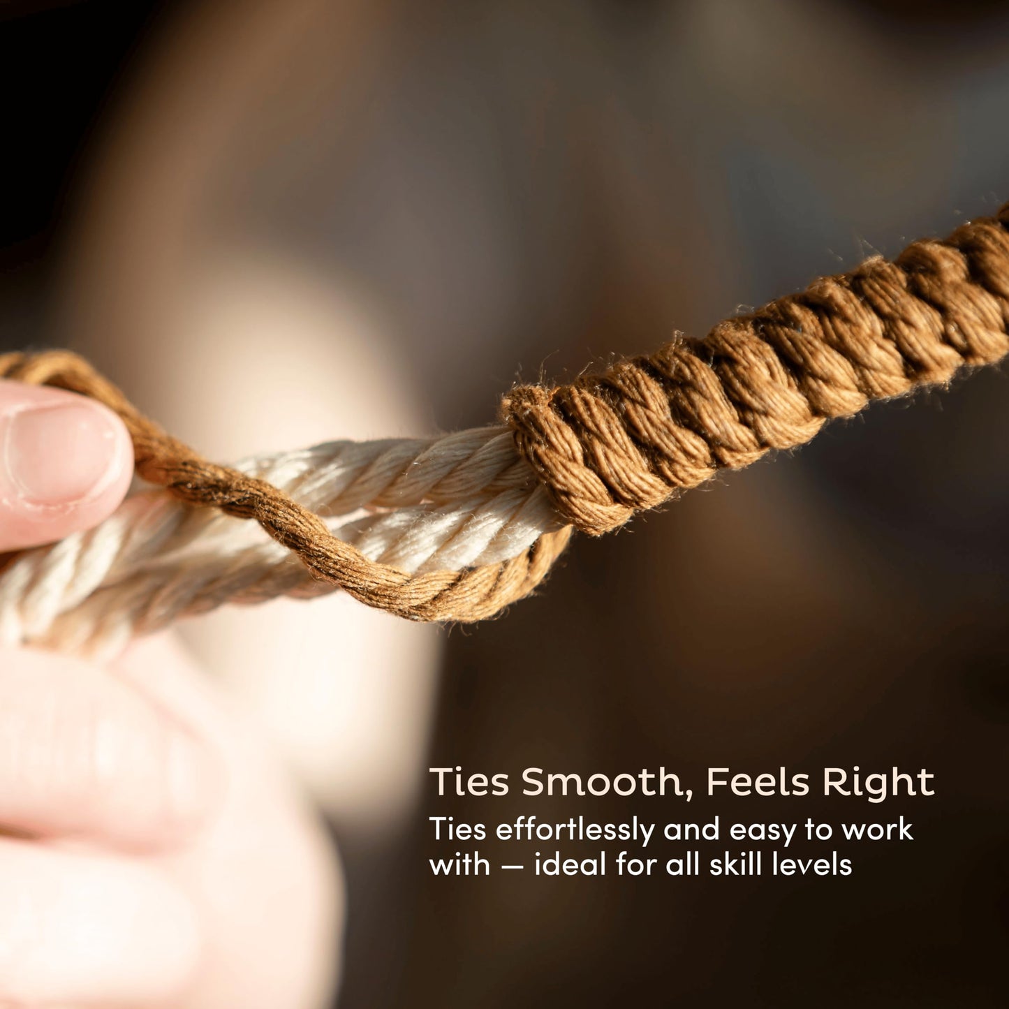 Theory Cotton 3mm Macrame Cord 220 Yards - 4mm 5mm Soft Macrame Rope Perfect for Knots - Supplies for Wall Hangers & Boho Decorations - Cotton String (Cream 3mm 220 Yards)