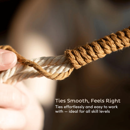 Theory Cotton 3mm Macrame Cord 220 Yards - 4mm 5mm Soft Macrame Rope Perfect for Knots - Supplies for Wall Hangers & Boho Decorations - Cotton String (Cream 3mm 220 Yards)