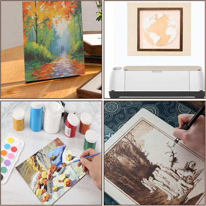 Unfinished Basswood Sheets, 25 Pcs - 1/16" Thick, Perfect for DIY Projects, Painting, Drawing, Laser, Wood Engraving, Wood Burning & CNC Cutting (150x100x1.5mm)