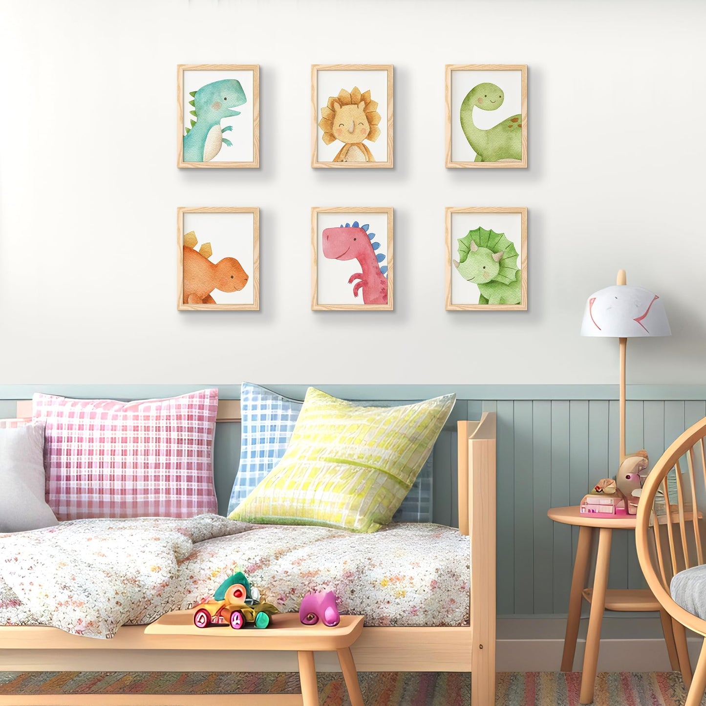 8x10 Picture Frame Set of 5, Display Pictures 5x7 with Mat or 8 x 10 Without, Wall Gallery Photo Frames, Natural