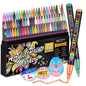 72 Colors Acrylic Paint Pens Paint Markers, Extra Fine Tip Point Acrylic Paint Pens for Rock Painting, Canvas, Wood, Ceramic, Glass, Stone, Fabric, DIY Crafts & Art Supplies