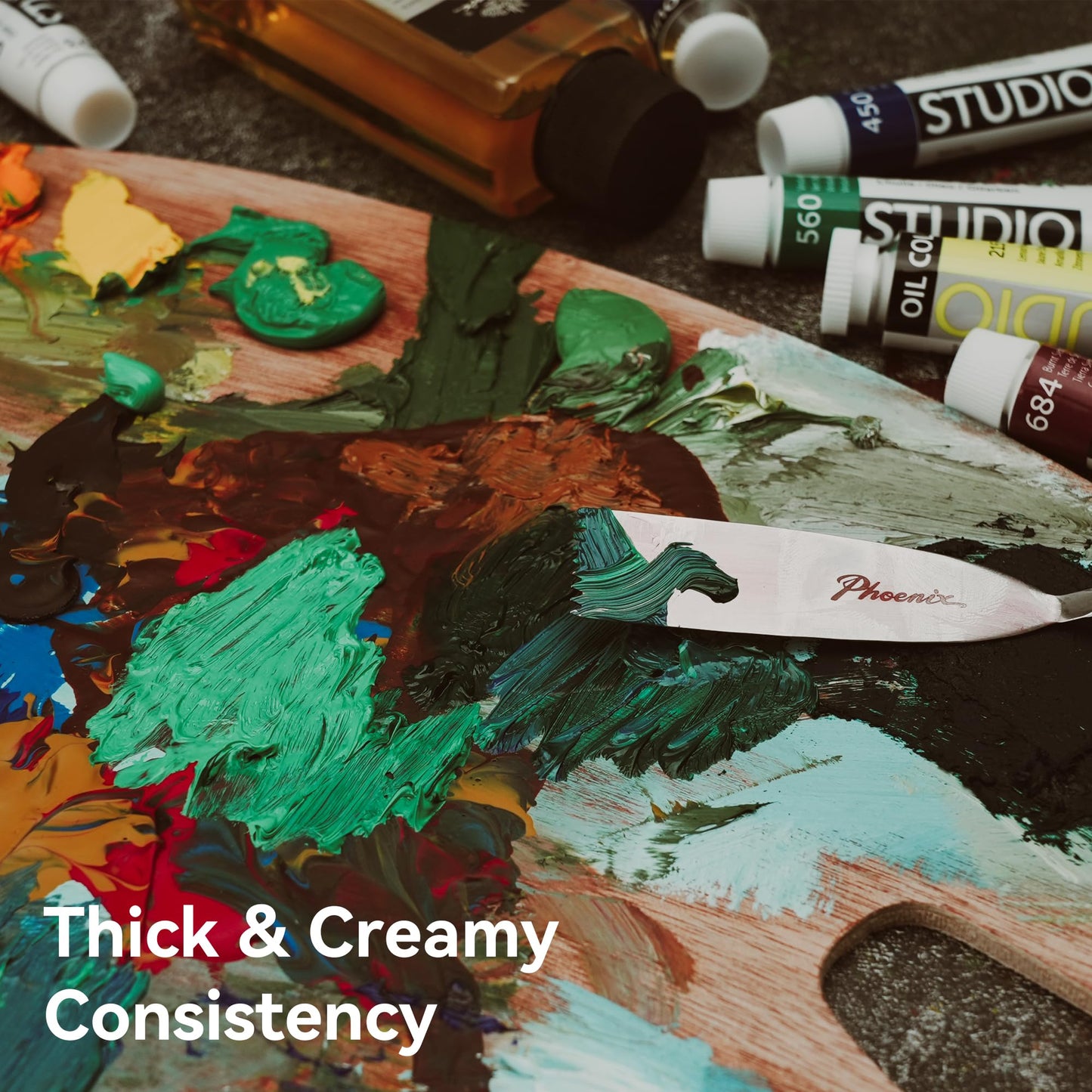 Oil Paint Set, 24x12ml/0.4 Fl Oz Tubes, Non-toxic Oil Based Paints for Canvas Crafts, Great Value Art Supplies for Artists, Adults & Beginners