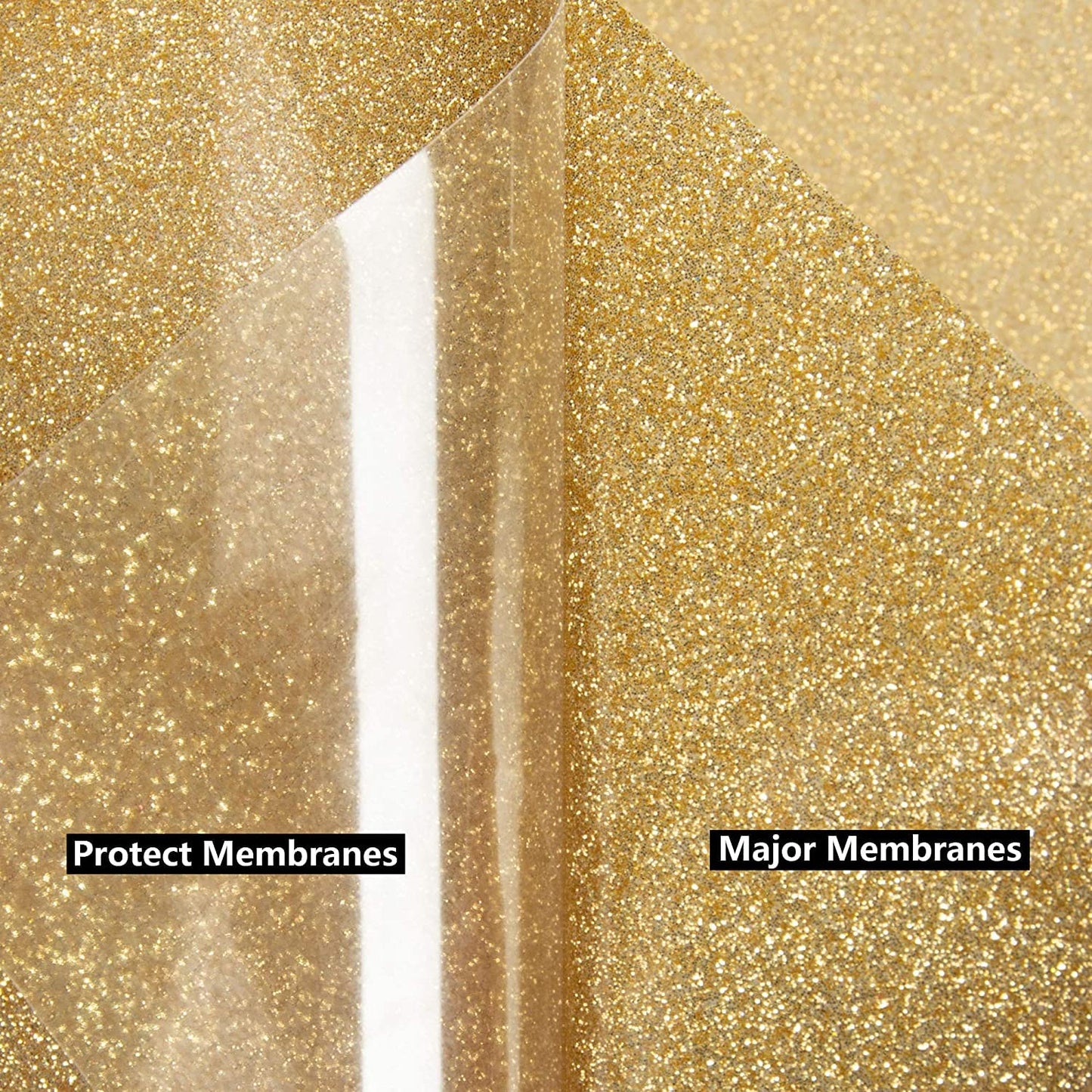 Glitter HTV Vinyl Bundle 10 Piece 12''x 10'', Sparkle Iron-On Heat Transfer Vinyl for T-Shirts and Garments,Shiny Adhesive Vinyl Sheets for Cricut,Silhouette and Cameo Cutters (Solid Color Series)