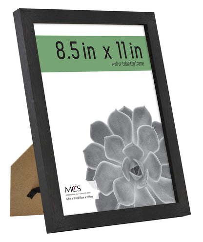 Gallery Essential Certificate Document Frame Set, Gallery Wall Frames Fit 8.5 x 11 Diplomas, Documents & Certificates, Black Woodgrain, 2-Pack