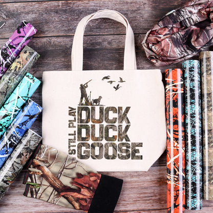 Real Tree Heat Transfer Vinyl - 10 Sheets 10 x 12 Inch Camo Pattern Iron on Vinyl for Hunter Outdoor Camouflage Printed HTV DIY T-shirts Handbags Hat Pants Craft for Cricut or Silhouette Cameo