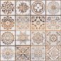 16 Pcs (6 x 6 Inch) Reusable Stencils, Mandala Stencils Mandala Dot Painting Templates Stencil for DIY Painting Art Scrapbook