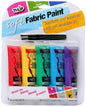 Soft Fabric Paint, 5-Pack, Multicolor