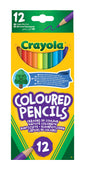 Colouring Pencils - Assorted Colours (Pack of 12) | A Must-Have for All Kids Arts & Crafts Sets | Ideal for Kids Aged 3+