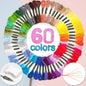 Embroidery Floss 60 Skeins Per Pack for Cross Stitch Threads,Embroidery Thread for Friendship Bracelet Making,Embroidery String for Craft